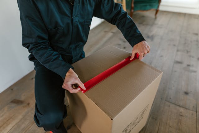 A tenant moving house